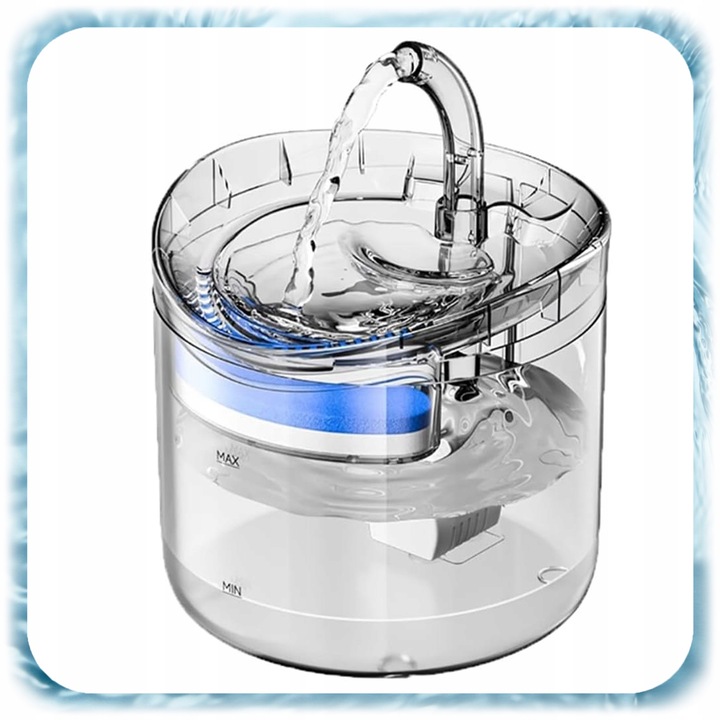 POIDEŁKO FONTANNA DLA KOTA PSA Poidło Automatyczne Miska 1,8L + Filtr