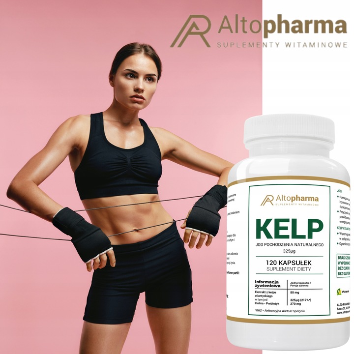 KELP JOD NATURALNY 325mcg +PREBIOTYK WEGE 120 KAPS