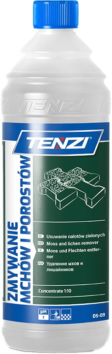 TENZI ZMYWANIE MCHÓW POROSTÓW Preparat do czyszczenia kostki brukowej 1L
