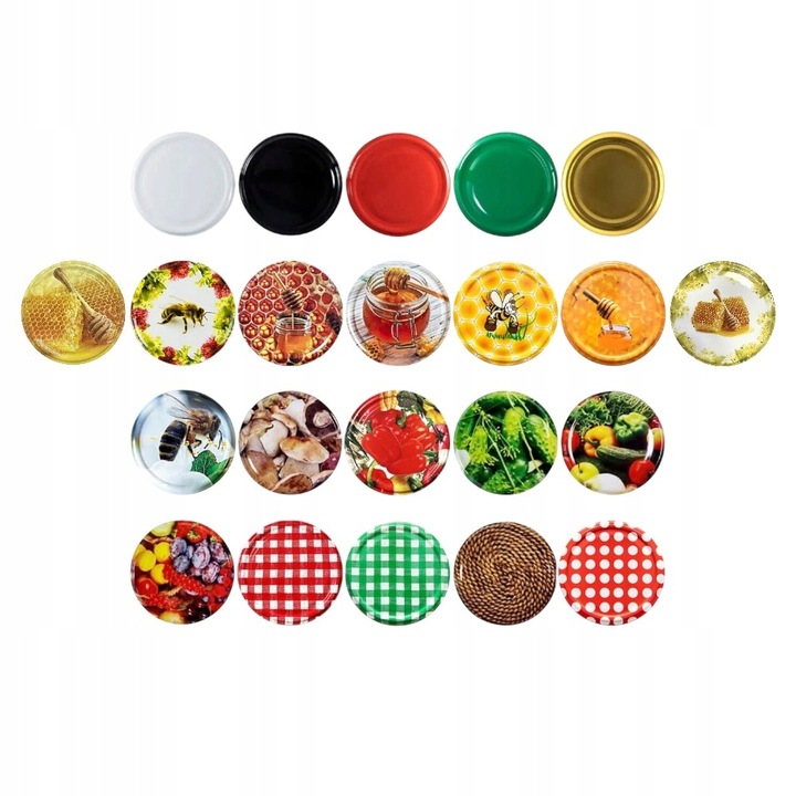 8x Słoik 900ml z zakrętką fi82 na MIÓD DŻEM PRZETWORY słoiki szklane