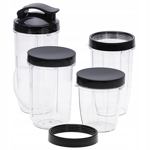 Blender Kielichowy 1200W do Smoothie, Koktajli, Mocny , Zestaw - 4