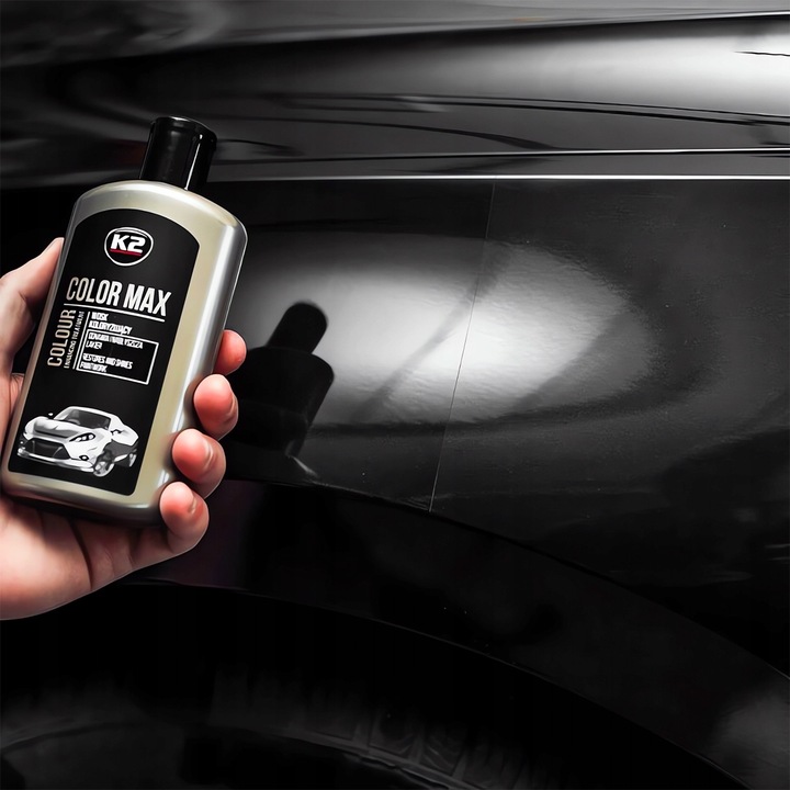 ZESTAW PASTA WOSK KOLORYZUJĄCY DO USUWANIA RYS NA RYSY Z LAKIERU CZARNEGO