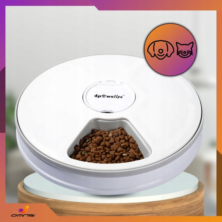 Automatyczny podajnik karmy dla kota psa królika kotów dozownik karmy miska