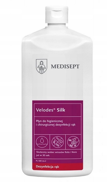 VELODES SILK 1L Płyn Dezynfekcja Rąk