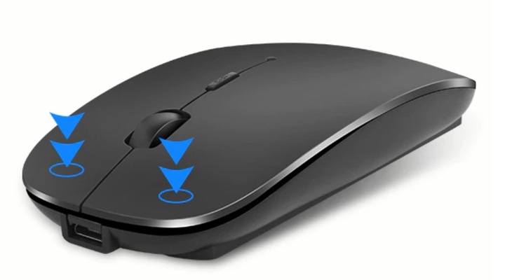 MYSZ MYSZKA KOMUTEROWA OPTYCZNA BEZPRZEWODOWA BLUETOOTH CICHA SilentTouch