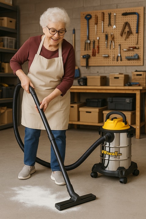 Odkurzacz przemysłowy bezworkowy 2.0 RVS-01 sucho mokro do popiołu