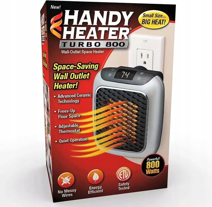 MINI GRZEJNIK ELEKTRYCZNY DO KONTAKTU MOCNY HANDY HEATER OGRZEWACZ