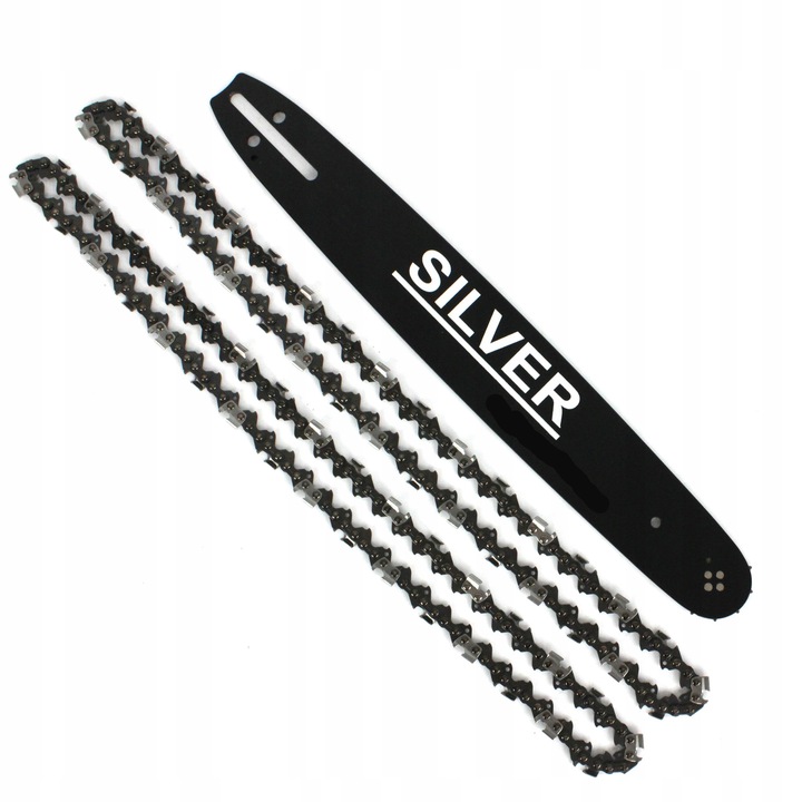 PROWADNICA DO PIŁY PILARKI 38CM + 2 ŁAŃCUCHY 15" / 64 / .325" / 1.5 mm