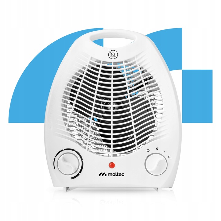 FARELKA TERMOWENTYLATOR GRZEJNIK ELEKTRYCZNY TERMOSTAT 2000W MAŁY