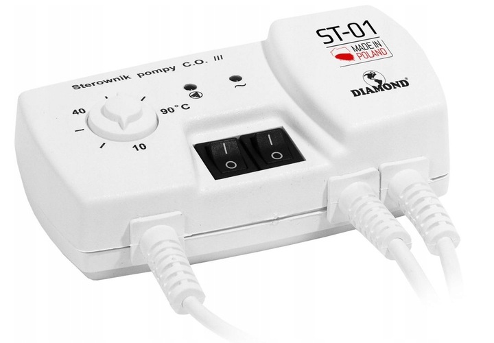 STEROWNIK REGULATOR POMPY KOTŁA PIECA INSTALACJI C.O. ST-01 SOLIDNY DIAMOND