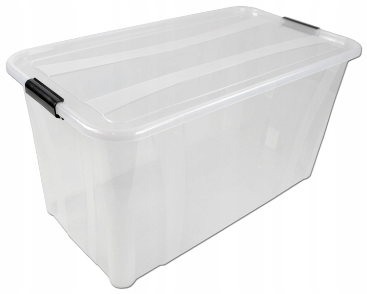 Pojemnik Pudełko Plastikowe 80L Master BOX Duże Przeźroczyste z