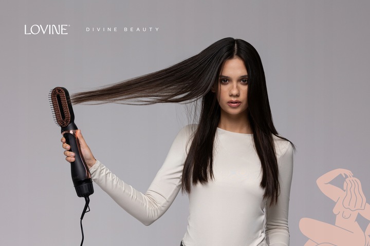 Szczotko suszarka do włosów prostownica lokówka LOVINE LOVHD5000 1200W
