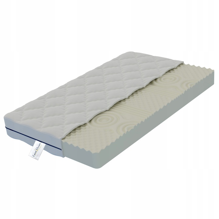 Materac strefowy masujący 7 stref konturowy 12cm 120x200cm