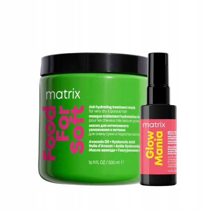Matrix Food For Soft nawilżająca maska do włosów suchych 500ml +