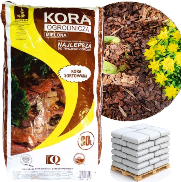 KORA SOSNOWA PRZESIEWANA SORTOWANA Dekoracja Pachnąca Lasem SUPER