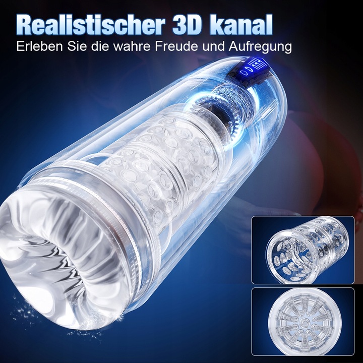 Męski automatyczny masturbator Męski awansujący 14 trybów ssania Obrót APP