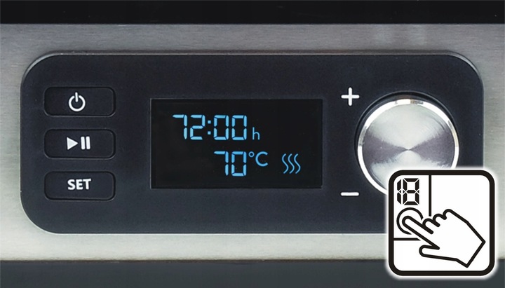 suszarka spożywcza do grzybów owoców warzyw ziół INOX 5 sit 450 W