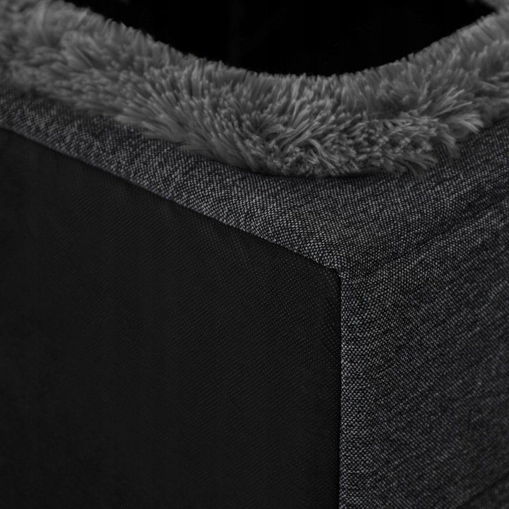 Buda Domek Budka Kojec dla małego Psa z Poduszką i Futerkiem R2 38x44x45 cm