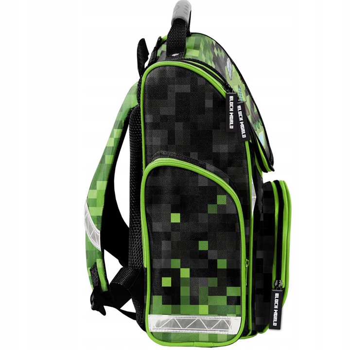 TORNISTER PLECAK SZKOLNY PIÓRNIK WOREK ZESTAW ŚNIADANIOWY PIKSELE