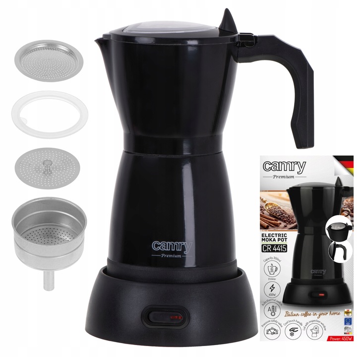 ZAPARZACZ KAWY KAWIARKA ELEKTRYCZNA 6 FILIŻANEK ML