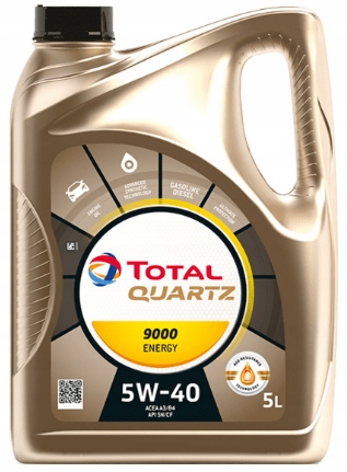 OLEJ TOTAL QUARTZ 9000 ENERGY 5W40 5L + GRATIS