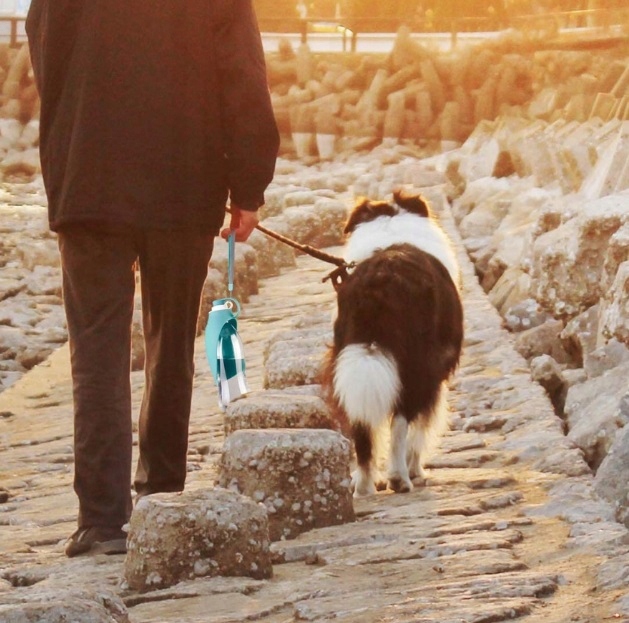 Butelka miska LIŚĆ POIDŁO dla Psa 500ml U008