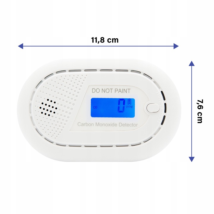 CZUJNIK CZADU TLENKU WĘGLA CO-Tech CO11 | BATERIA NA 10 LAT |