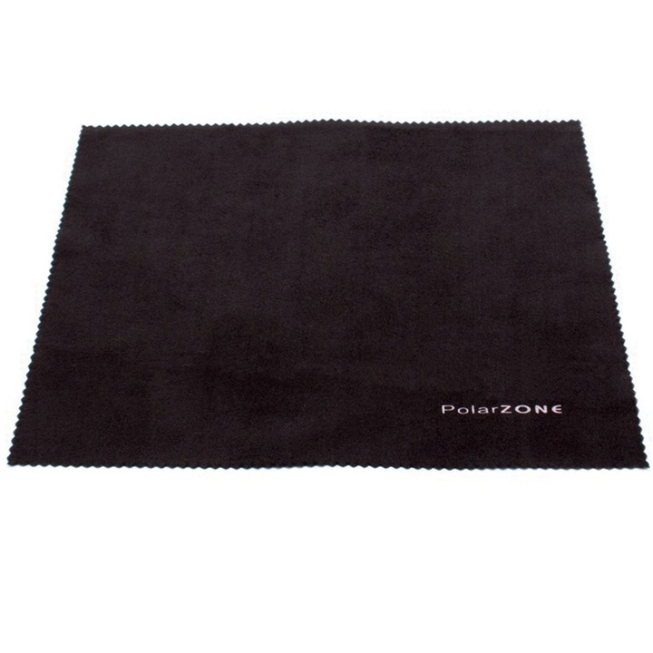 ŚCIERECZKI DO CZYSZCZENIA OKULARÓW Z MIKROFIBRY 10 sztuk PolarZONE czarny