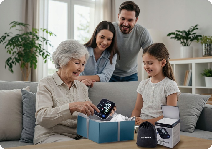 CIŚNIENIOMIERZ NARAMIENNY ELEKTRONICZNY MÓWI PO POLSKU RĘKAW 22-42