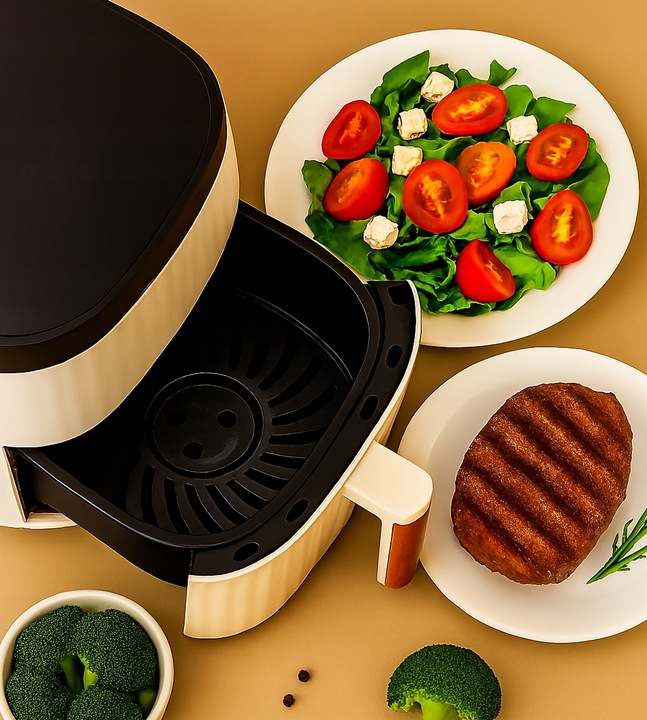 Frytkownica Beztłuszczowa Bezolejowa AirFryer VOKSAR W11 5L 12w1 +