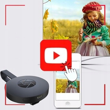 ADAPTER G2 HDMI WIFI CHROMECAST STREAM HD WECAST BEZPRZEWODOWY