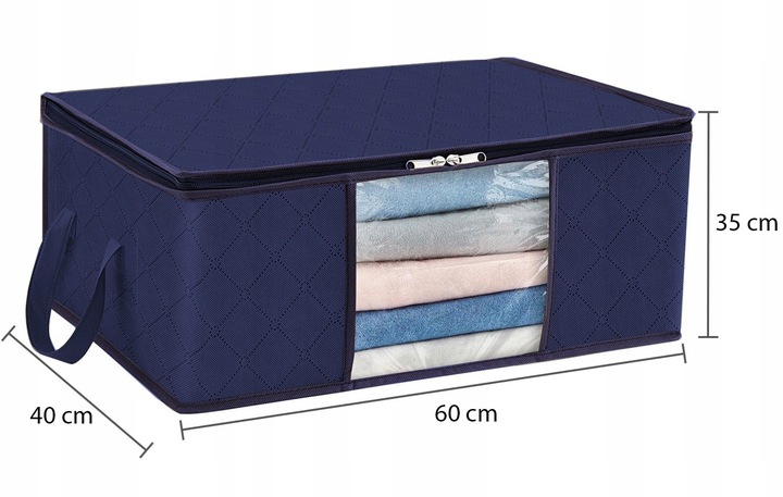 4x ORGANIZER POKROWIEC TORBY DO PRZECHOWYWANIA UBRAŃ POŚCIELI PREMIUM