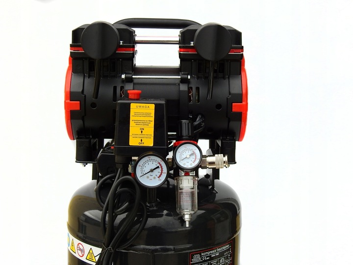POFESJONALNY 12 Bar kompresor k33 bezolejowy 50L sprężarka powietrza
