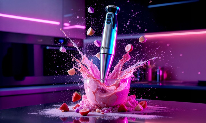 BLENDER RĘCZNY ISAJ BL1 MIKSER WIELOFUNKCYJNY TURBO 1400W OSTRZA