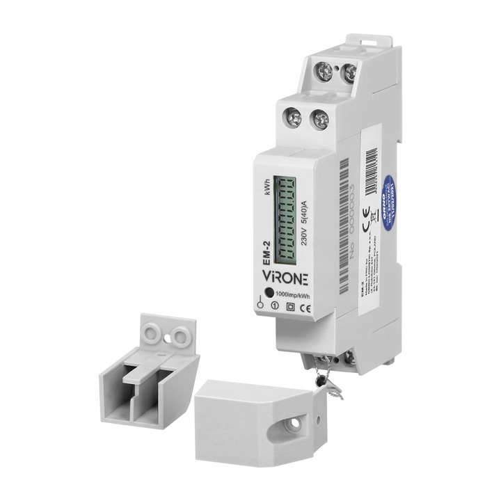 LICZNIK JEDNOFAZOWY PODLICZNIK ENERGII ŻUZYCIA PRĄDU 1 FAZOWY