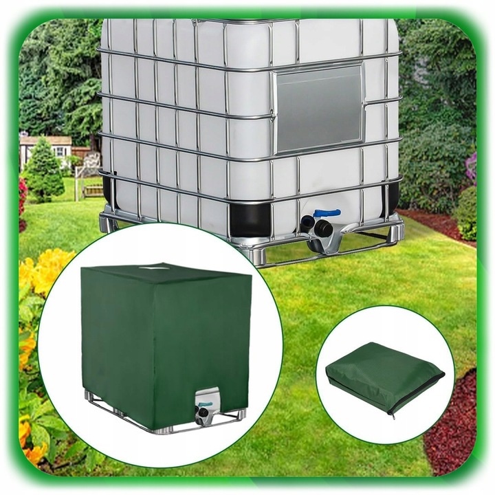 POKROWIEC NA ZBIORNIK MAUZER PLANDEKA OSŁONA 1000L WODĘ DESZCZÓWKĘ
