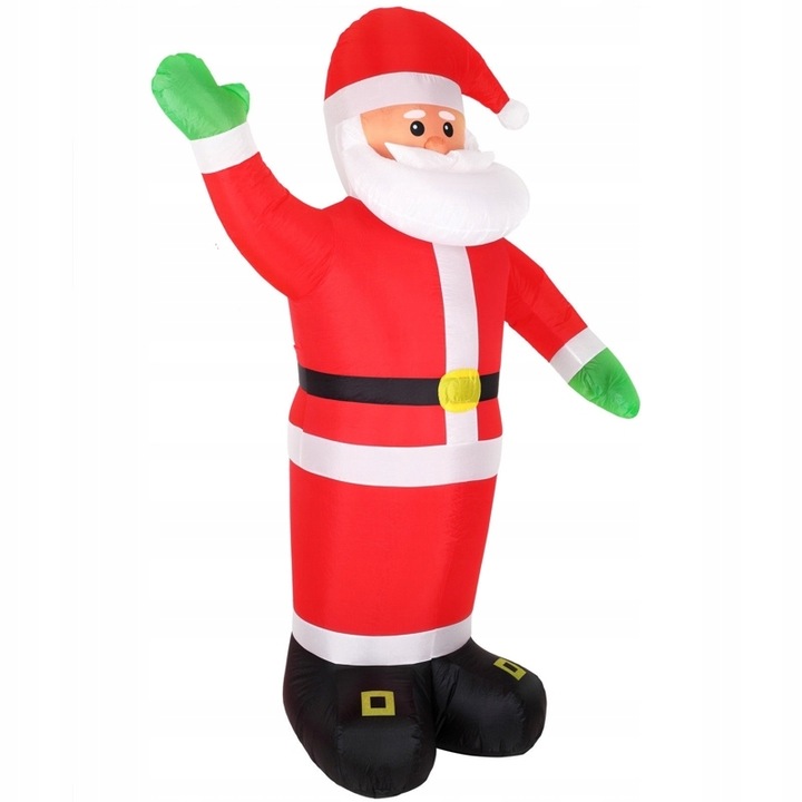 MIKOŁAJ DMUCHANY POMPOWANY ŚWIECĄCY OZDOBA 250cm