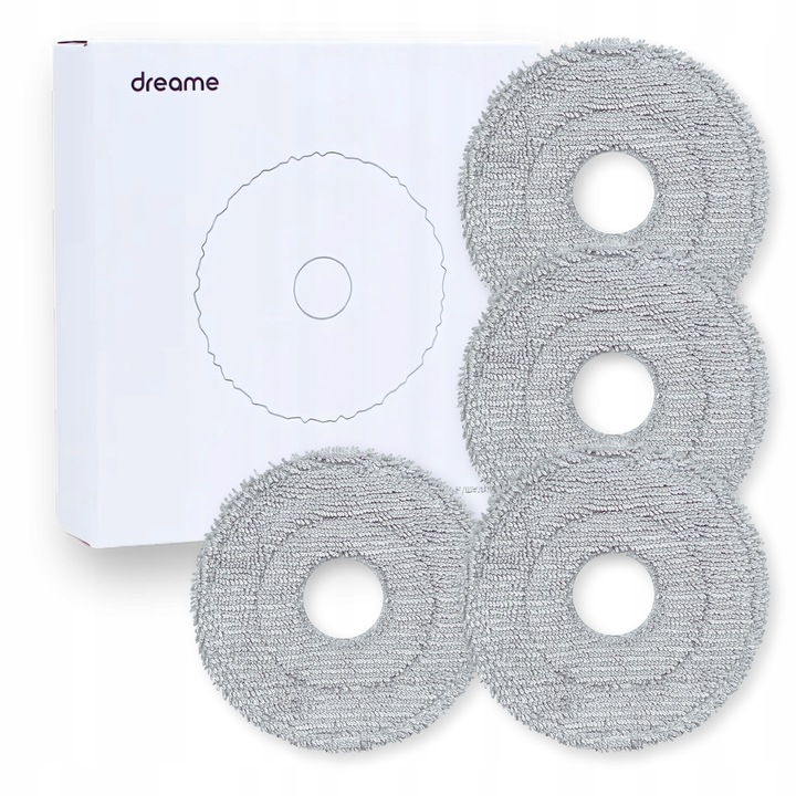4x Oryginalne pady mopujące do Dreame L10s Ultra PRO L20 X30 X40 X50