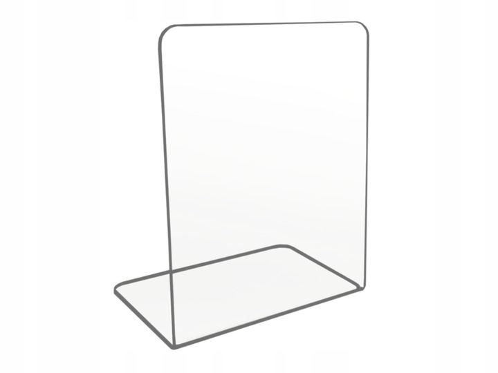 6 x PODPÓRKI do KSIĄŻEK STOJAK na KSIĄŻKI Plexi (pleksi) 2mm