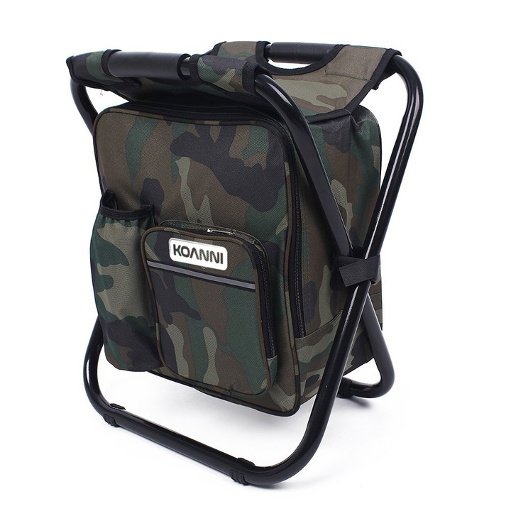 SKŁADANE KRZESEŁKO WĘDKARSKIE PLECAK TERMO i KRZESŁO 2w1