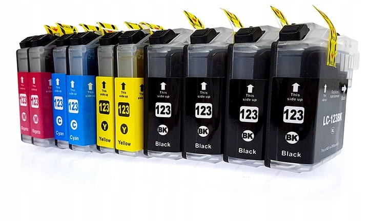 10x Tusze do drukarki BROTHER DCP-J132W DCP-J152W