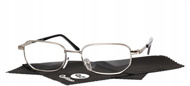 OKULARY KOREKCYJNE MOCNE METALOWE plusy OD +2 DO +6 dali +4,5 +5 +5,5