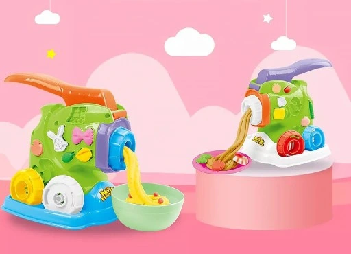 CIASTOLINA DUŻY ZESTAW Z MASZYNKĄ DO MAKARONU