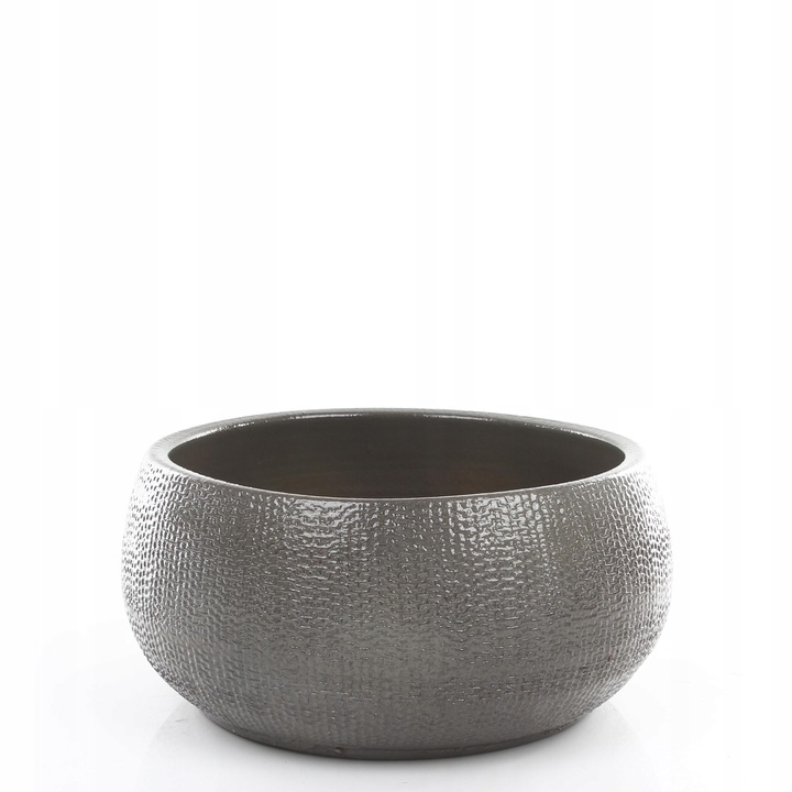 brązowa ceramiczna doniczka na drzewko BONSAI misa PORTO B. 27/13 do bonzai
