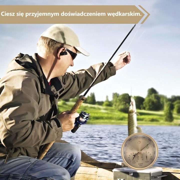 130mm okrągła Barometr ścienny Termometr Higrometr wilgotność Stacja