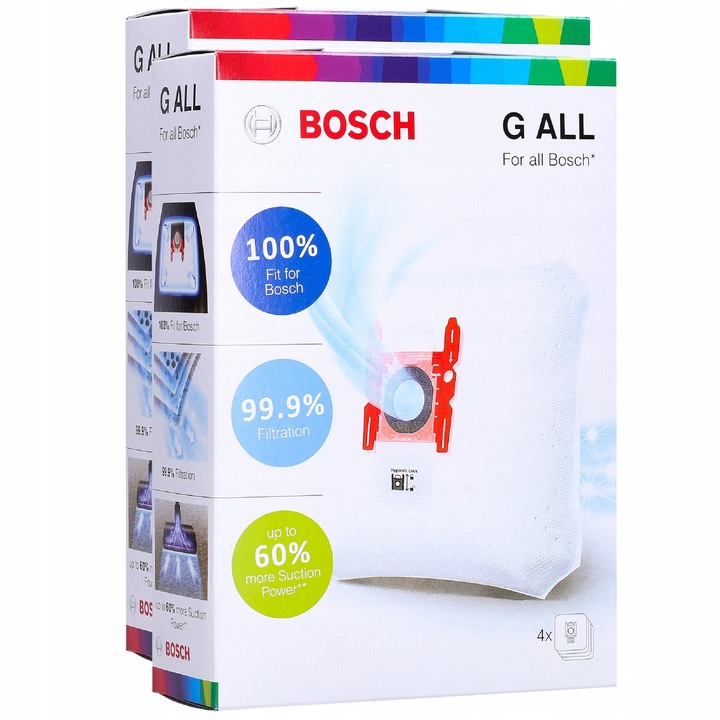 Worki do odkurzaczy Bosch TYP G ALL BBZ41FGALL 8szt Oryginał!
