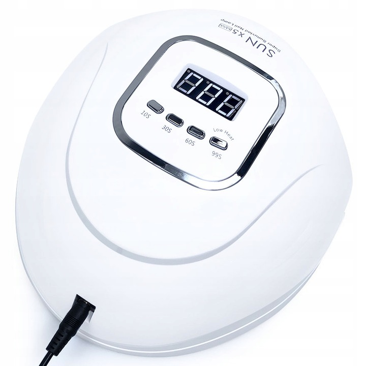 LAMPA DO PAZNOKCI SUN X5 MAX UV LED DO HYBRYD ŻELI MOCNA 80W HYBRYDY