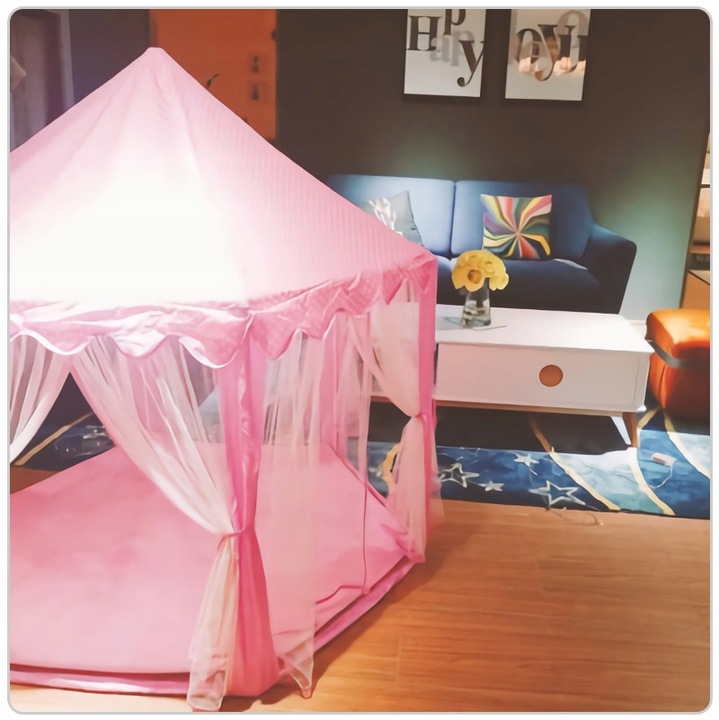 NAMIOT DOMEK DLA DZIECI KSIĘŻNICZKI PAŁAC ZAMEK DO OGRODU DOMU