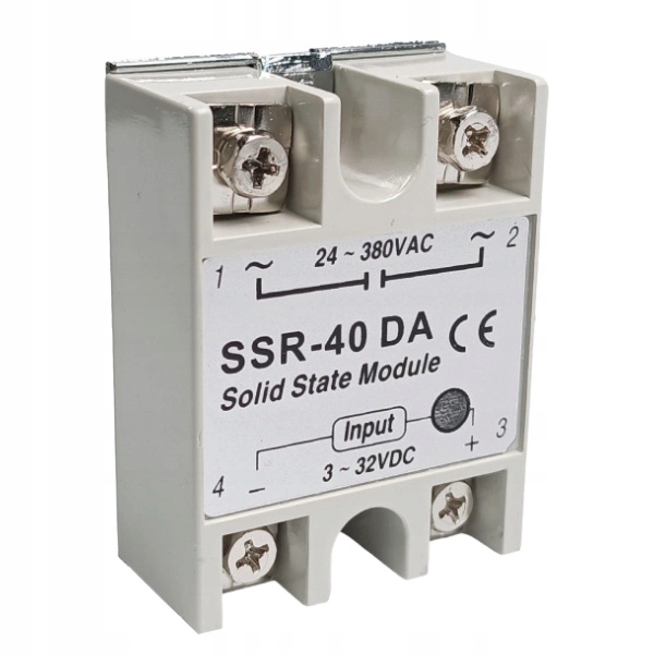 Moduł Przekaźnika SSR-40DA 40A/380V Przekaźnik Elektroniczny