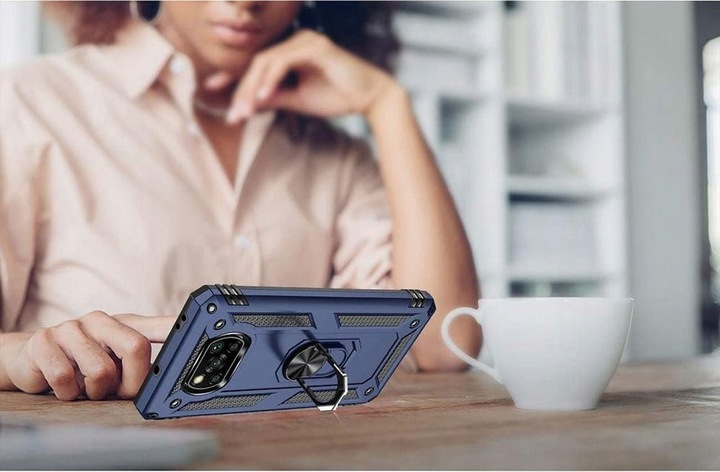 PANCERNE ETUI POKROWIEC CASE do XIAOMI POCO X3 / POCO X3 PRO +SZKŁO